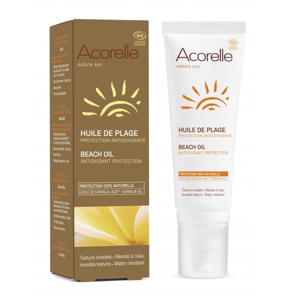 Huile de plage de karanja...