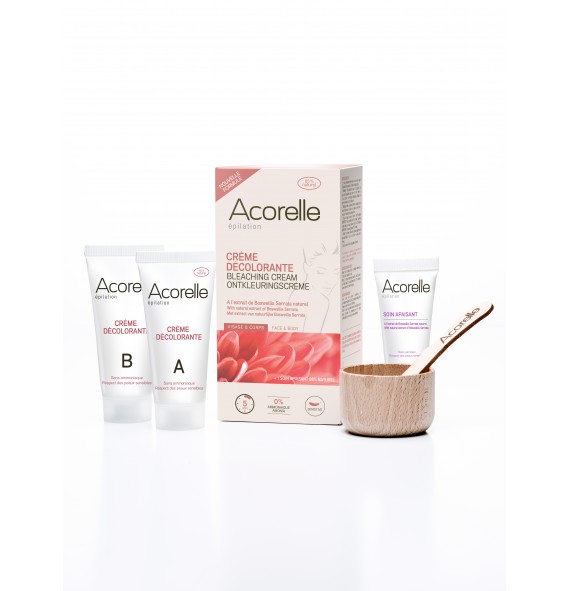 Crème décolorante visage et...