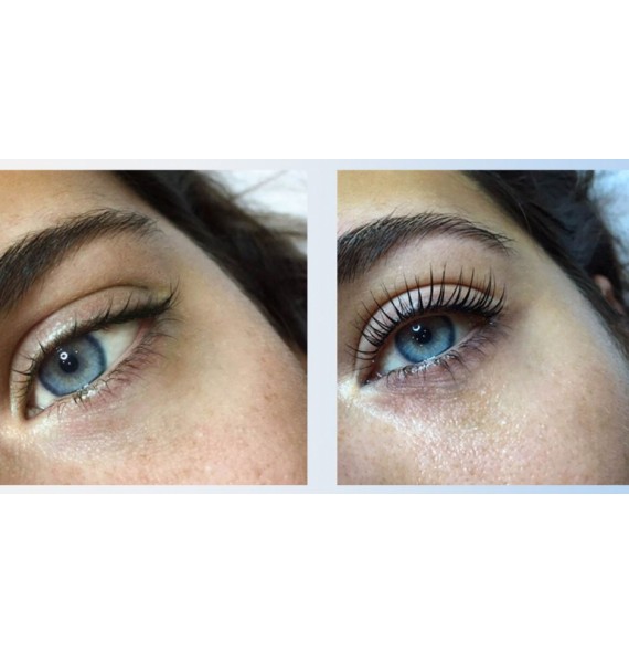 Dépose d'extension de cils...