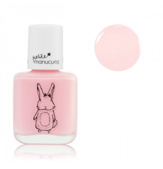 Petite MANUCURIST - Vernis à l'eau Enfant ROSIE la Lapine rose pailleté