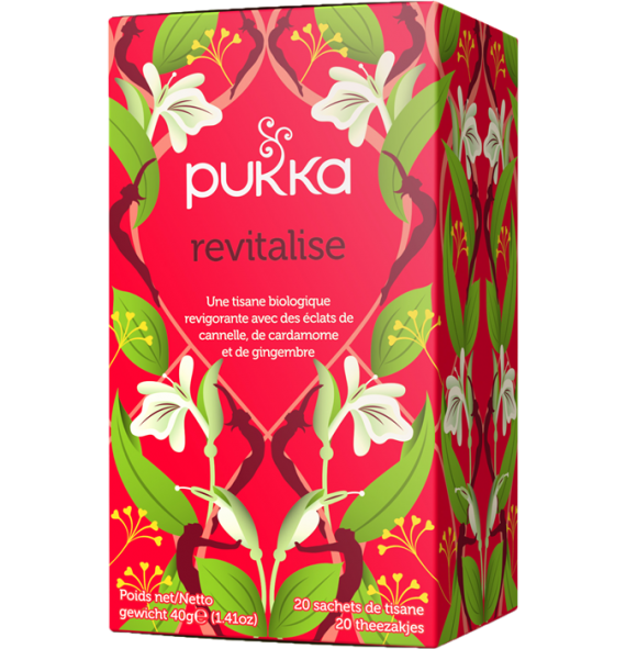 Infusion bio Pukka Tulsi Clarté d'Esprit - Pukka herbs