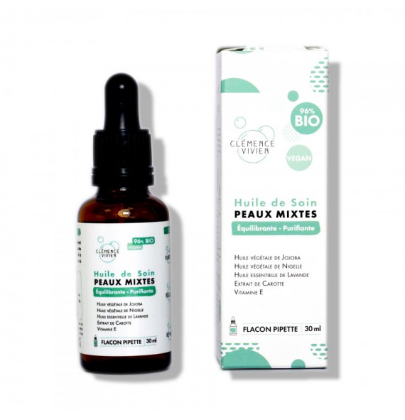 Huile de soin peaux mixtes...