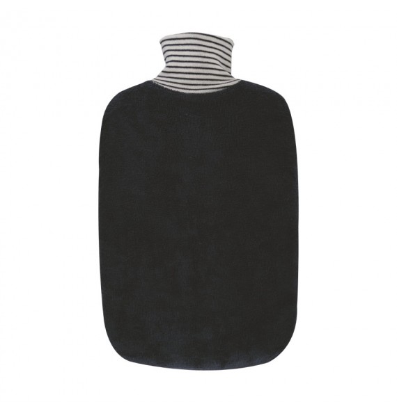 Bouillotte housse bio bleu...