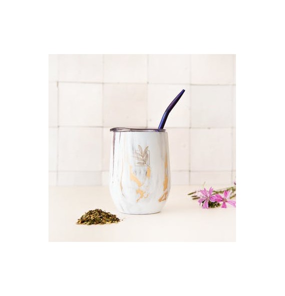 Calebasse effet marbre et...