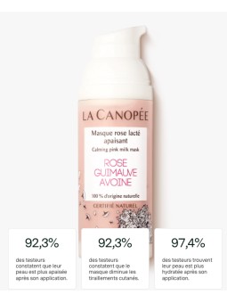 Masque rose lacté apaisant...