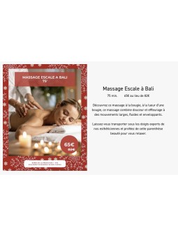 Chèque cadeau Soin de noël...