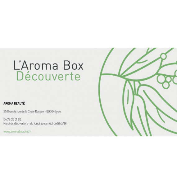 Chèque cadeau Aroma box...